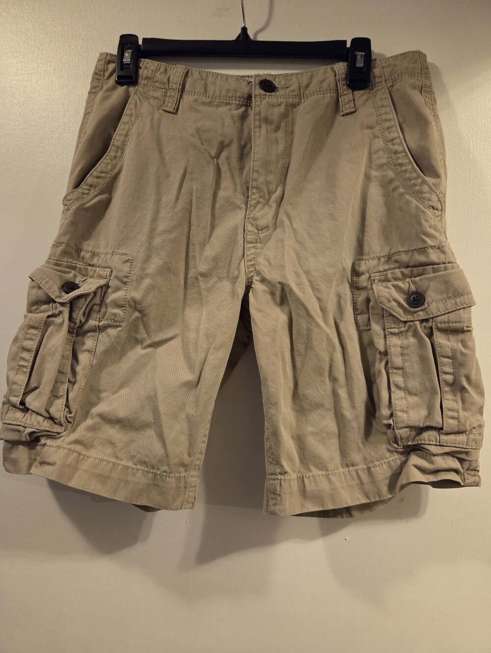 Arizona Jean Co. Khaki Cargo Shorts Mens Size 30 x 10